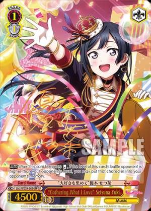 “Gathering What I Love” Setsuna Yuki