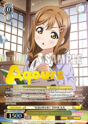 “Knowledge Is Helpful” Hanamaru Kunikida