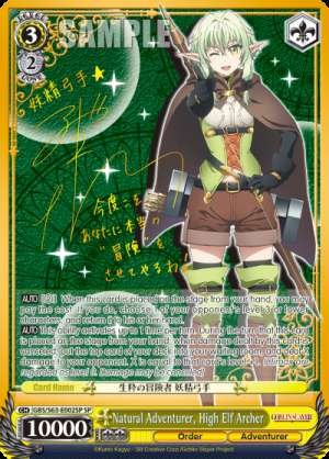 Natural Adventurer, High Elf Archer