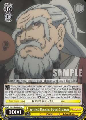 Spirited Dreams, Dwarf Shaman