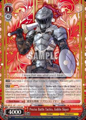 Precise Battle Tactics, Goblin Slayer