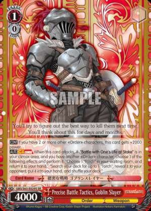 Precise Battle Tactics, Goblin Slayer
