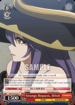 Strange Request, Witch