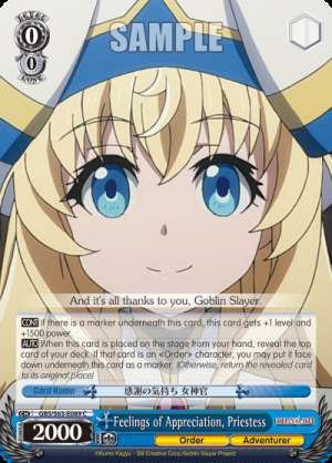 Feelings of Appreciation, Priestess