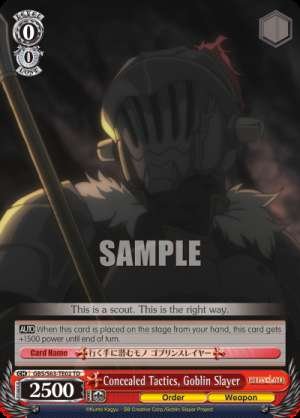 Concealed Tactics, Goblin Slayer