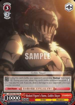 Masked Figure's Name, Goblin Slayer