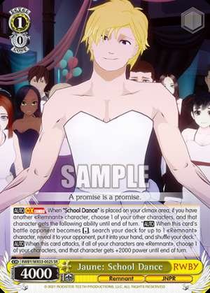 Jaune: School Dance