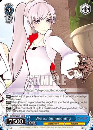 Weiss: Summoning