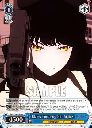 Blake: Focusing Her Sights