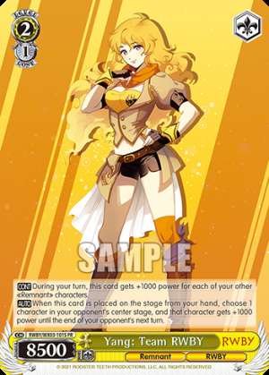 Yang: Team RWBY