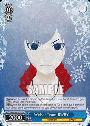 Weiss: Team RWBY