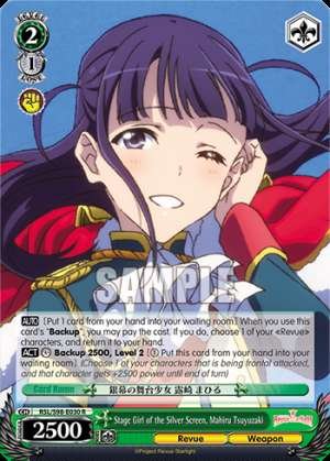 Stage Girl of the Silver Screen, Mahiru Tsuyuzaki