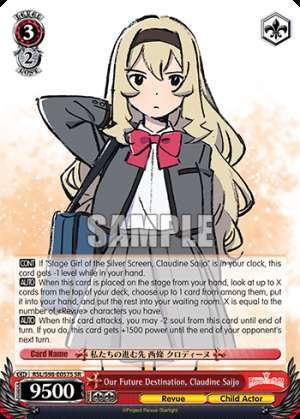 Our Future Destination, Claudine Saijo