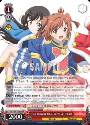 Two Become One, Karen & Hikari