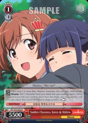 Sudden Closeness, Karen & Mahiru
