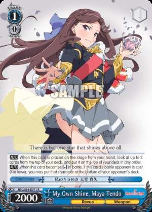 My Own Shine, Maya Tendo