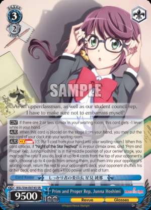 Prim and Proper Rep, Junna Hoshimi