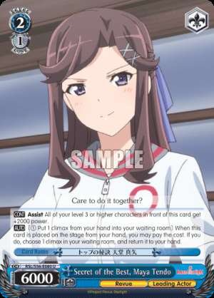 Secret of the Best, Maya Tendo