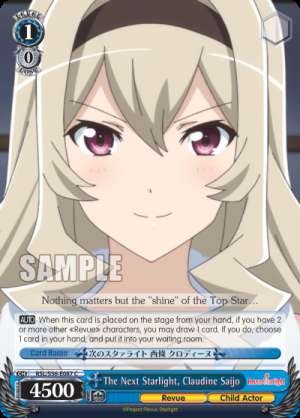 The Next Starlight, Claudine Saijo