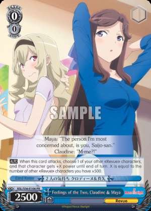 Feelings of the Two, Claudine & Maya