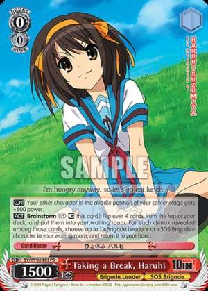 Taking a Break, Haruhi