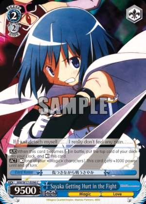 Sayaka Getting Hurt in the Fight