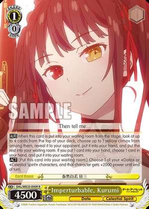 Imperturbable, Kurumi