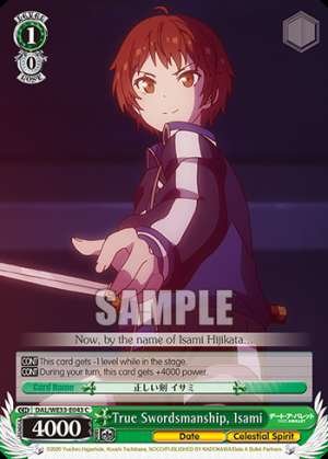 True Swordsmanship, Isami
