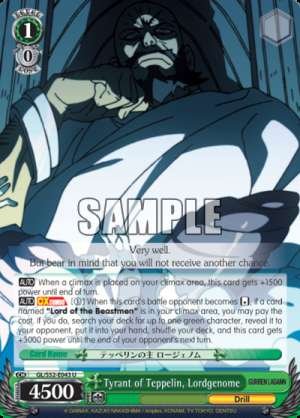 Tyrant of Teppelin, Lordgenome