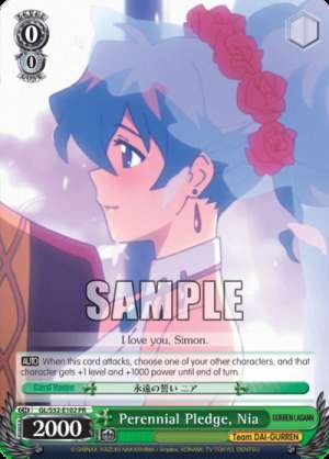 Perennial Pledge, Nia