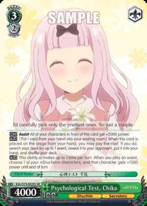 Psychological Test, Chika