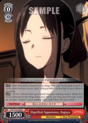 Dignified Appearance, Kaguya
