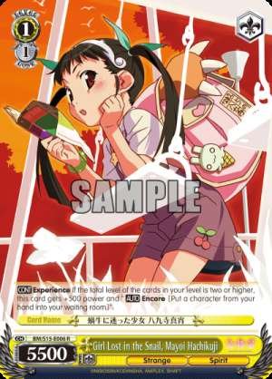 Girl Lost in the Snail, Mayoi Hachikuji
