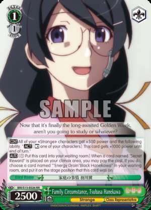 Family Circumstance, Tsubasa Hanekawa