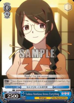 Tsubasa Hanekawa Knows Everything
