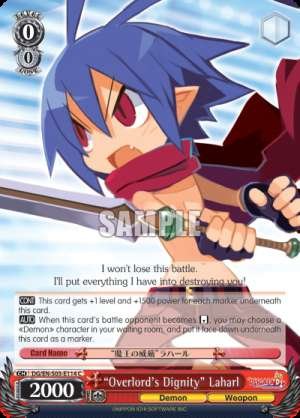 “Overlord's Dignity” Laharl