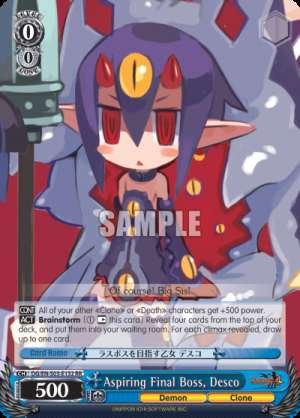 Aspiring Final Boss, Desco