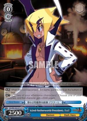 62nd Netherworld President,Axel