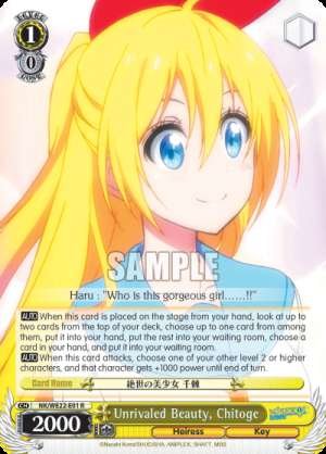 Unrivaled Beauty, Chitoge