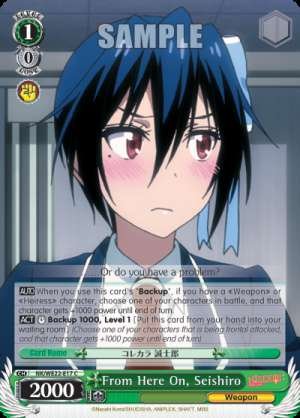 From Here On, Seishiro