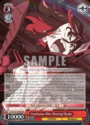 Conclusion After Wearing! Ryuko