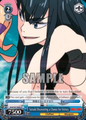 Satsuki Discovering a Chance for Victory