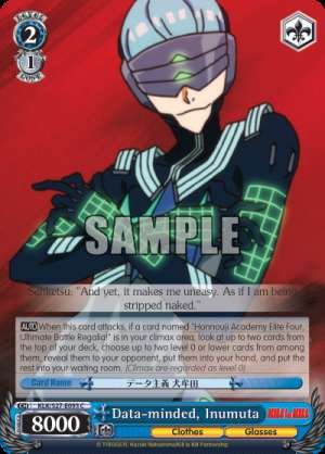 Data-minded, Inumuta