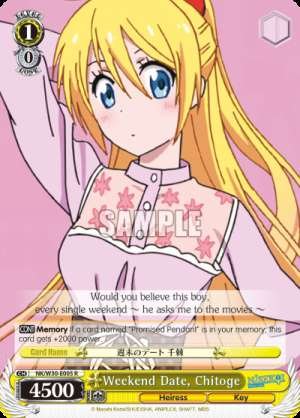 Weekend Date, Chitoge
