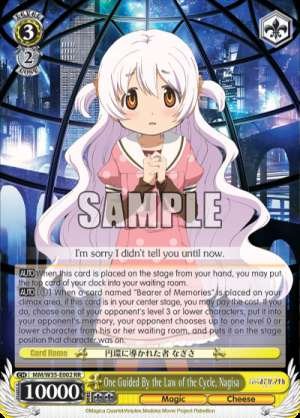 One Guided By the Law of the Cycle, Nagisa