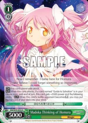 Madoka Thinking of Homura
