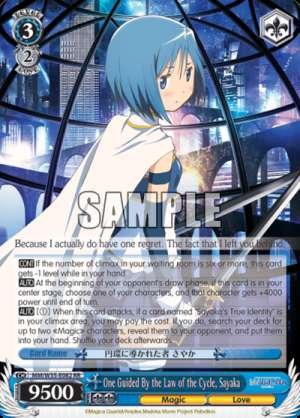 One Guided By the Law of the Cycle, Sayaka