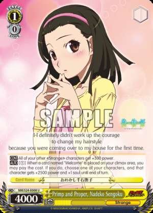 Primp and Proper, Nadeko Sengoku
