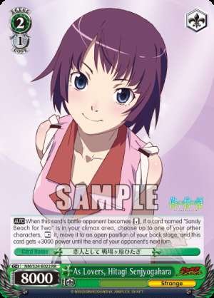 As Lovers, Hitagi Senjyogahara