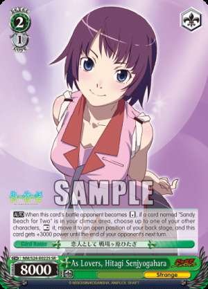 As Lovers, Hitagi Senjyogahara